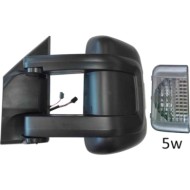 Retrovisore Elettrico Nero Sensore Temperatura Sinistro Citroen Jumper Dal 2006 Al 2014