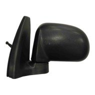 Retrovisore A Cavi Nero Specchio Piano Cromato (base Lunga) Sinistro Hyundai Atos Dal 1997 Al 2001 Dal 2001 Al 2003