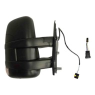 Retrovisore Manuale Nero Freccia Retr Specchio Convesso Cromato (doppio Vetro) (braccio Corto) 16w Destro Iveco Daily 2006-2010