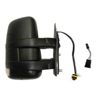 Retrovisore Manuale Nero Freccia Retr Specchio Convesso Cromato Termico 16w Destro Iveco Daily 2006-2010