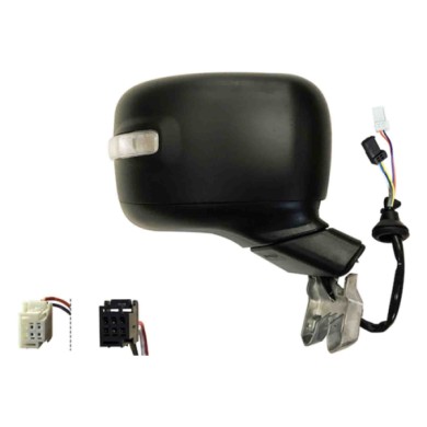 GUIDA_ALLA_SCELTA.JPG Retrovisore Elettrico Nero Freccia Retr Sensore Temperatura Specchio Convesso Cromato Termico Destro Jeep 