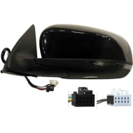 Retrovisore Elettrico Nero Verniciabile 7+2 Pin Sinistro Jeep Cherokee Dal 2014