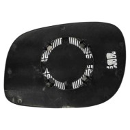 Specchio Convesso Cromato Termico Destro Land Rover Freelander Dal 1998 Al 2006
