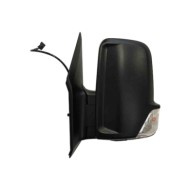 Retrovisore Manuale Nero Freccia Retr Specchio Cromato Convesso 2 Pin 16w Sinistro Mercedes Sprinter 2009-2013