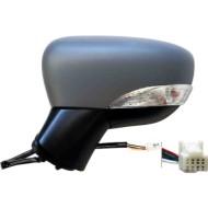Retrovisore Elettrico Con Primer Freccia Retr Specchio Convesso Cromato 5 Pin Sinistro Nissan Micra Dal 2017