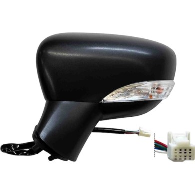 GUIDA_ALLA_SCELTA.JPG Retrovisore Elettrico Nero Freccia Retr Specchio Convesso Cromato Termico 7 Pin Sinistro Nissan Micra Dal 