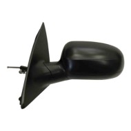 Retrovisore A Cavi Nero Specchio Asferico Argentato Sinistro Opel Corsa C Dal 2001 Al 2006