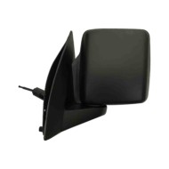 Retrovisore A Cavi Nero Specchio Convesso Cromato Sinistro Opel Combo Dal 2002 Al 2012