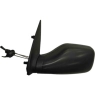 Retrovisore A Cavi Nero Specchio Convesso Argentato Sinistro Peugeot 106 Dal 1991 Al 1996