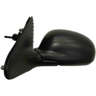 Retrovisore A Cavi Nero Specchio Asferico Cromato Sinistro Peugeot 406 Dal 1995 Al 1999