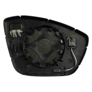 Specchio Convesso Cromato Termico Con Sistema Blis Sinistro Citroen C3 Dal 2016 Al 2018
