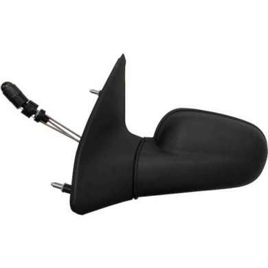 GUIDA_ALLA_SCELTA.JPG Retrovisore A Cavi Nero Specchio Piano Cromato Sinistro Renault Clio I Serie 2 Dal 1994 Al 1998