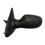 Retrovisore A Cavi Nero Specchio Asferico Cromato Sinistro Renault Megane I Dal 1996 Al 1999
