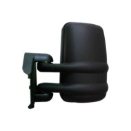 Retrovisore Manuale Nero Specchio Convesso Cromato (doppio Vetro) Sinistro Renault Trafic I Dal 1995 Al 2002