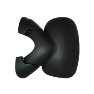 Retrovisore Manuale Nero Specchio Convesso Cromato (doppio Vetro) Sinistro Opel Vivaro A Dal 2001 Al 2006