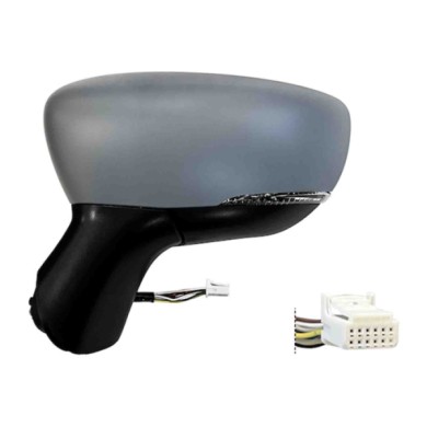 GUIDA_ALLA_SCELTA.JPG Retrovisore Elettrico Con Primer Freccia Retr Specchio Asferico Cromato Termico 7 Pin Sinistro Renault Cap