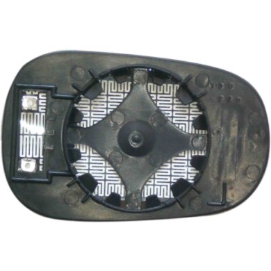 GUIDA_ALLA_SCELTA.JPG Specchio Asferico Cromato Termico Sinistro Renault Clio I Serie 2 Dal 1994 Al 1998
