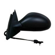 Retrovisore A Cavi Nero Specchio Asferico Cromato Sinistro Seat Ibiza Dal 2002 Al 2008