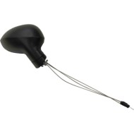 Retrovisore A Cavi Nero Specchio Convesso Cromato Destro Seat Ibiza Dal 2008 Al 2017