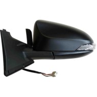 Retrovisore Elettrico Con Primer Freccia Retr Specchio Convesso Cromato Termico 7 Pin Sinistro Toyota Yaris Dal 2014 Al 2020