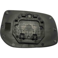 Specchio Convesso Cromato (attacco Rettangolare) Sinistro Toyota Yaris Dal 2006 Al 2011