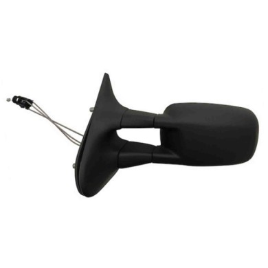 GUIDA_ALLA_SCELTA.JPG Retrovisore A Cavi Nero Specchio Piano Argentato Sinistro Seat Inca Dal 1996 Al 2004