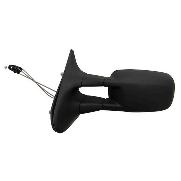 GUIDA_ALLA_SCELTA.JPG Retrovisore A Cavi Nero Specchio Piano Argentato Sinistro Seat Inca Dal 1996 Al 2004