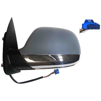 GUIDA_ALLA_SCELTA.JPG Retrovisore Elettrico Con Primer Base Cromata Specchio Asferico Cromato Termico Sinistro Volkswagen Amarok
