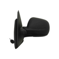 Retrovisore A Cavi Nero Specchio Asferico Cromato (piccolo) Sinistro Volkswagen Lupo Dal 1998 Al 2001
