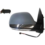 Retrovisore Elettrico Con Primer Base Cromata Specchio Convesso Cromato Termico Destro Volkswagen Amarok 2013-2016