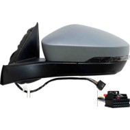 Retrovisore Elettrico Con Primer Freccia Retr Specchio Asferico Cromato Termico 6 Pin Sinistro Volkswagen T Roc Dal 2017 Al 2021