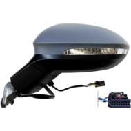 Retrovisore Elettrico Con Primer Freccia Retr Specchio Asferico Cromato Termico 6 Pin Sinistro Volkswagen Golf Viii Dal 2020