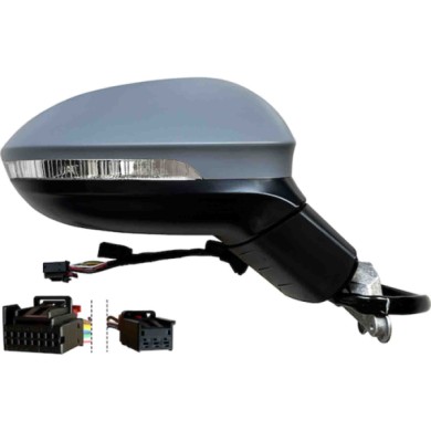 GUIDA_ALLA_SCELTA.JPG Retrovisore Elettrico Con Primer 13+3 Pin Destro Volkswagen Golf Viii Dal 2020