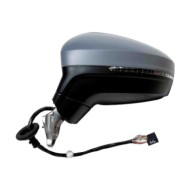 Retrovisore Elettrico Con Primer Freccia Retr Specchio Asferico Cromato Termico 6 Pin Sinistro Volkswagen Tiguan Dal 2016