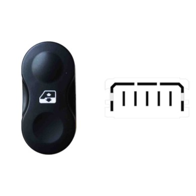 SDL100.JPG Interruttore Alzacristalli Porta Anteriore Sx dx 5 Pin Dacia Duster I Dal 03/2010 Dal 11/2008 Al 09/2012 Dal 07/2008 
