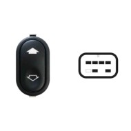 SFD112.JPG Interruttore Alzacristalli Porta Anteriore Sx dx 6 Pin Ford Transit Dal 02/2000 Al 05/2006