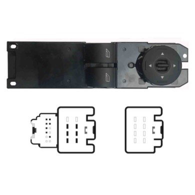 SFD120.JPG Blocco Comandi Alzacristalli Porta Anteriore Sx Ford Tourneo Courier Dal 05/2014