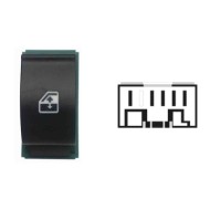 SFT101.JPG Interruttore Alzacristalli Anteriore Sx Porta Anteriore Sx 5 Pin Fiat Doblo' Dal 06/2006 Al 10/2009