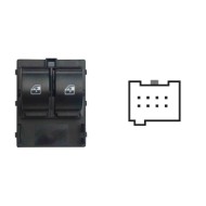 Blocco Comandi Alzacristalli Porta Anteriore Sx Fiat Doblo' Dal 11/2009