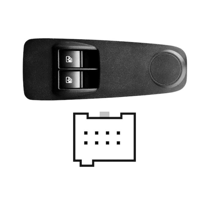 SFT133.JPG Pulsantiera Alzacristalli Porta Anteriore Sx Fiat Ducato Dal 04/2012 Al 02/2014