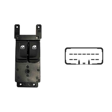 SHY100.JPG Blocco Comandi Alzacristalli Porta Anteriore Sx Hyundai I20 Dal 12/2008 Al 12/2012