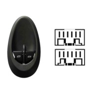 SID102.JPG Pulsantiera Alzacristalli Porta Anteriore Sx Retrovisori Manuali 2 Interruttori 12 Pin Iveco Daily Dal 02/2000 Al 04/