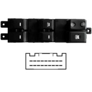 SKA101.JPG Blocco Comandi Alzacristalli Porta Anteriore Sx Kia Picanto Dal 05/2011 Al 10/2017