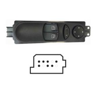 Pulsantiera Azacristalli Porta Anteriore Sx 7 Pin Mercedes Viano W639 Dal 03/2004 Al 09/2010