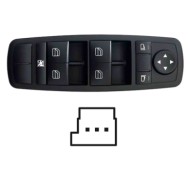 SMB110.JPG Blocco Comandi Alzacristalli Anteriore Sx Mercedes Classe Gl X164 Dal 04/2006 Al 12/2011