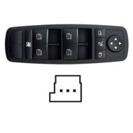 Blocco Comandi Alzacristalli Porta Anteriore Sx Mercedes Classe M W164 Dal 07/2005 Al 11/2011