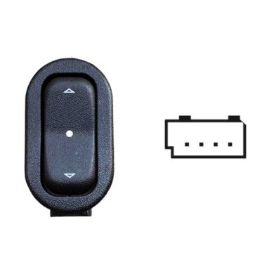 SOP103.JPG Interruttore Alzacristalli Porta Anteriore Dx Porta Posteriore Sx dx 4 Pin Opel Astra G Dal 03/1998 Al 02/2004