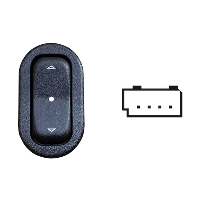 SOP106.JPG Interruttore Alzacristalli Porta Anteriore Dx Porta Posteriore Sx dx 4 Pin Opel Combo Dal 11/2001 Al 12/2011