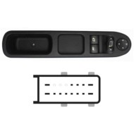 Pulsantiera Alzacristalli Porta Anteriore Sx Citroen C3 Picasso Dal 12/2008