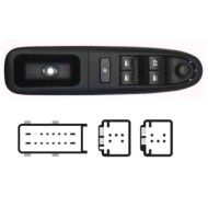 Pulsantiera Alzacristalli Porta Anteriore Sx Peugeot 406 Dal 09/1995 Al 04/2004